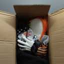 Haunted Hill Farm Scary Animatronic Talking Clown with Touch Activated Lights and Sounds, Indoor or Covered Outdoor Halloween Decorations for Home or Haunted House, Battery Operated Halloween Props