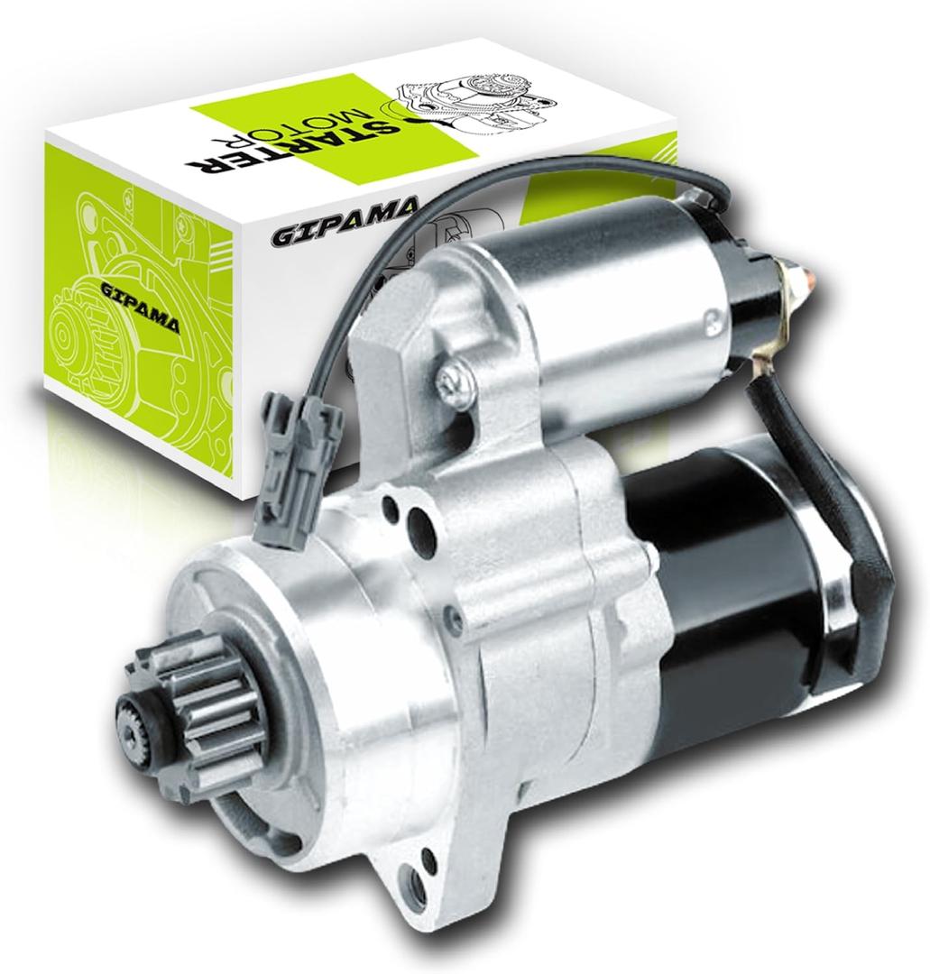 17834N Starter for Infiniti QX4 2001-2003 V6 3.5L, Starter Motor Replacement for Nissan Pathfinder 2001-2004 V6 3.5L, 23300-4W010, 23300-4W015, M000T50571