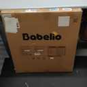 Babelio 29-55 Inch Extra Wide Baby/Dog Gate, PressGuard P7, Metal Auto Close, Pressure Mounted Pet Door for Doorways, NO Need Tools and Drilling, with Wall Cups, White