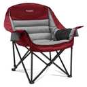 Oversized Camping Chair, Portable Folding Camping Chairs with Side Pocket, Cup Holder and Carry Bag, Heavy Duty Outdoor Camping Chairs for Adults, Fishing, Sports, Trip, up to 400lbs, Style 3