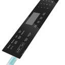 DG96-00850H Range Membrane Switch Touchpad Control Panel Fit for Samsung Electric Range Oven NE63A6511SS NE63A6511SG, Replaces AP7032886 PS16634295 EAP16634295