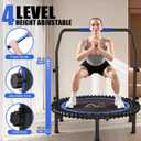 ANCHEER 40" Mini Rebounder Trampoline for Adults,Bungee Rebounder Indoor