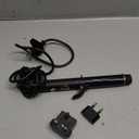 1 Inch Mini Travel Curling Iron, 100-240V Travel Dual Voltage Curling Iron for Short Hair with 5 Heat Settings, Small Curling Wand with Temperature Memories and Lock, Rose Gold