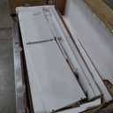 50" LED Kitchen Pantry Cabinet with 3 Adjustable Shelves and 2 Doors Wood Pantry Storage Cabinet with Handle for Kitchen Living Room and Dinning Room White