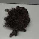 Yuehong Short Fluffy 70s 80s Disco Afro Wigs Synthetic Anime Cosplay Fancy Funny Wigs for Unisex Men Women (Dark Brown)