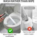Bidet Attachment for Toilet - Handheld Bidet Sprayer with Jet Spray, Muslim Shower & Shatafa Toilet Hose/Bidet Hose