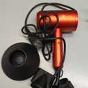 Slopehill Professional Ionic Hair Dryer, Powerful 1800W Fast Drying Low Noise Blow Dryer with 2 Concentrator Nozzle 1 Diffuser Attachments for Home Salon Travel (Agate Red)