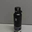 Hydro Flask Water Bottle - Insulated Stainless Steel - Non Spill, Leakproof in 21 Oz Black