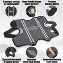 NEENCA Knee Brace for Women & Men, Compression Knee Support with X-Straps Design - ACL, MCL, PCL, Meniscus Tear & Arthritis Pain Relief - Stabilizing Joint with Side Stabilizers & Patella Gel Pads (Black, XXXL)
