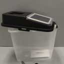 Mighty Tuff Airtight Dog Food Storage Container, Up to 36 lbs, with Portion Scoop  BPA Free Airtight Pet Food Bin on Wheels (Base)