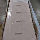 Novilla Full Size Bed Frame with Adjustable Headboard Platform Full Bed Frame with Linen Fabric Upholstered Headboard, No Box Spring Needed, Noise-Free, Wooden Slats Support, Easy Assembly, Beige