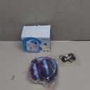 iClever BTH12 Kids Bluetooth Headphones,Colorful LED Lights Kids Headphones Wireless,74/85dBA Safe Volume,85H Playtime,Fast Charging,Bluetooth 5.2,Over Ear,Built-in Mic for iPad/Tablet/Airplane,Blue