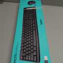 Logitech MK270 Wireless Keyboard and Mouse Combo for Windows, 2.4 GHz Wireless, Compact Mouse, 8 Multimedia and Shortcut Keys, 2-Year Battery Life, for PC, Laptop - Black