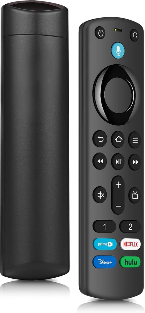 Replacement Voice Remote Control for Fire Series, for Smart TVs (3rd Gen), TV Stick (2nd/3rd Gen)/Lite/HD/Cube, 4K Max/4K (1st/2nd Gen), Fit for Insignia/Pioneer Hisense and TCL Smart TV
