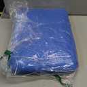 CARTMAN Finished Size 16x20 Feet Blue Poly Tarp 5 Mil Thick, Multipurpose Protective Cover for Camping, Tent, Boat, RV, Car