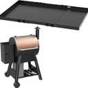 Universal 25.1"-28.3" Grill Storage Shelf for Traeger Pro 22 and 575 Series, Grill Accessories for Traeger Pellet Grill to Provide More Storage Space