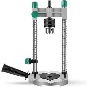 Zonon Portable Drill Guide Attachment - Multi-Angle Press for 1/4" and 3/8" - Precision Drilling Jig for Angled or Straight Holes - Adjustable Black