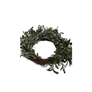HD 24IN OLIVE LEAVES WREATH
