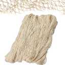 4E's Novelty Fish Net Decorative, Fishnet for Party Decorations, 14 x 4 feet - Fish Netting Decor for Mermaid, Pirate, Shark, Nautical, Under The Sea Birthday