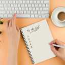 2 x Difference Maker Hardcover 160 Pages Blank Spiral Notebooks, Employee Appreciation Gift, Thank You Gift for Coworker Boss, Unique Office Gift Idea for Man Coworker, New Job Gifts (white)