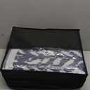 MontVoo Outdoor Rug 8x10 Waterproof-Patio Rug Mat Outdoor RV Camping Picnic Beach Mat Plastic Straw Rugs Outside Outdoor Area Rugs for Balcony Deck Backyard Navy Blue