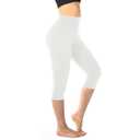 Capri Leggings for Women | High Waisted, Buttery Soft, Gym Yoga Workout, Size M