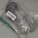 Fanhaw 32 oz Clear BPA-Free Tritan Water Bottle with Fast-Flow Spout Lid, Leakproof Wide-Mouth Reusable Bottle for Gym, School & Office (Clear&Black)