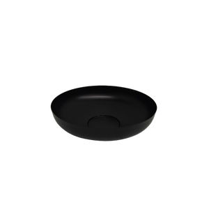 12 In Steel Bowl Decor Black