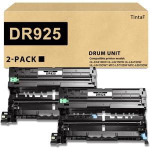 DR-925 DR925 Drum Unit Replacement for Brother DR-925 Drum Unit for HL-EX415DW HL-L5215DW HL-L6415DW HL-L6415DWT MFC-EX915DW MFC-L5715DW MFC-L6915DW Printer Ink 2-Pack (45,000 Pages)