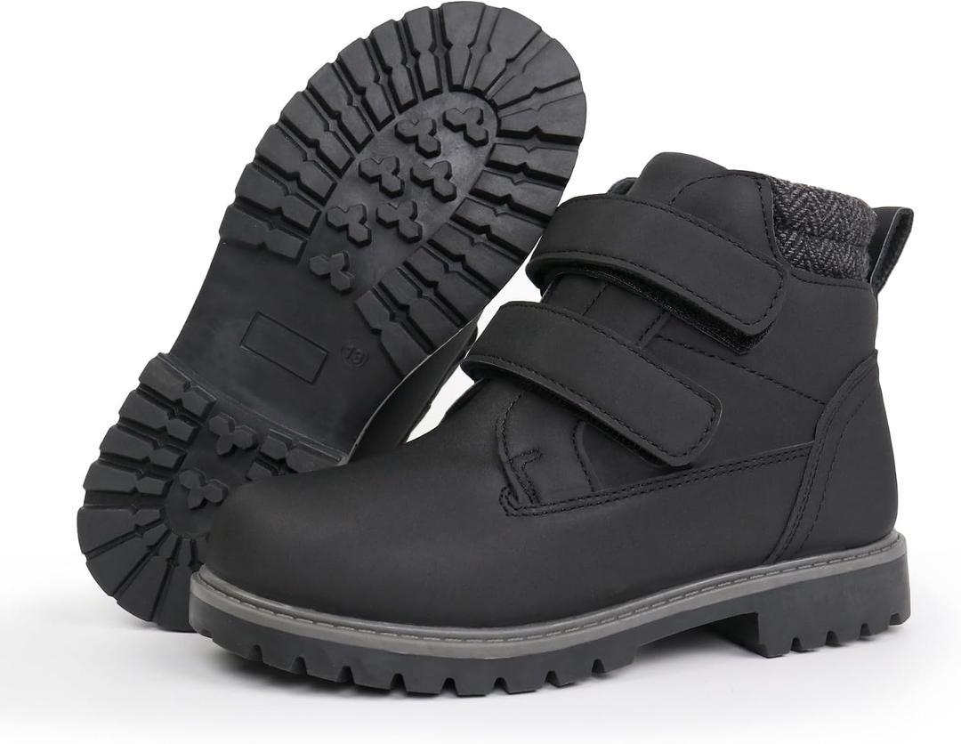 Tobfis Kids Waterproof Strap Work Boots (Toddler/Little Kid/Big Kid, 3)