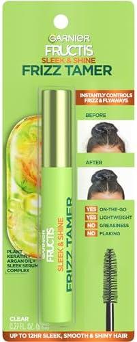 Garnier Fructis Sleek & Shine Frizz Tamer Slicking Hair Serum Wand for Frizz and Flyaways, 0.27 Fl Oz