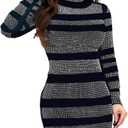 Nagfar Women Rhinestone Sexy Mini Dress Brithday Party Cocktail Club New Years Eve Out Glittery Clothes (Small, S12 Black)