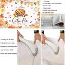 Fall Cutie Pie Baby Shower Backdrop 7x5FT A Little Cutie Pie is On The Way Party Banner Background Maple Leaves Baking Pie Themed Baby Shower Decorations Supplies