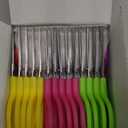 30Pack 5" Small School Student Blunt Kids Craft Scissors, Sharp Stainless Steel Blades Safety Toddler Kid Child Comfort Grip Scissors Bulk for Children Cutting Paper