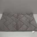 hicorfe Front Door Mat Outside Entrance,32"x40" Absorbent Muddy Dirt Resist Welcome Door Mats Outdoor Indoor,Stain and Fade Resistant,Non Slip Backing Entry Mat Doormat for Entryway(Grey)