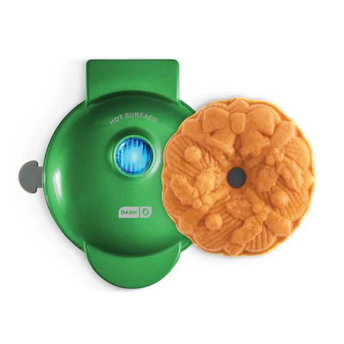 MINI WREATH BUNDT MAKER, GREEN 