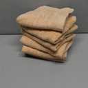 Homaxy 100% Cotton Terry Kitchen Towels(Apricot, 13 x 28 inches), Checkered Designed, Soft and Super Absorbent Dish Towels, 6 Pack