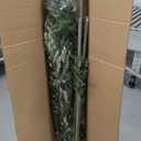 Artificial Fake Olive Tree 7FT Tall 1Pack with White Planter Faux Silk Olive Tree for Home Living Room Office Decor Faux Artificial Plants Indoor with Fruit & Free Moss