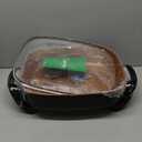 Caynel Professional Non-stick Copper Electric Skillet Jumbo, Deep Dish with Tempered Glass Vented Lid, Upgrade Thermostat, 16x 12x 3.15- 8 quart