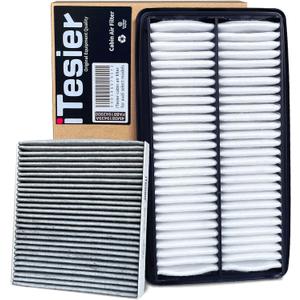 Engine Cabin Air Filter kit for Pilot (2016-2022), Ridgeline (2017-2025), Passport (2019-2025), MDX 3.0L/3.5L (2016-2020), Replaces 17220-5J6-A10, 80292-SDA-A01