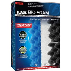 Fluval 306/307 Bio Foam Value Pack, Replacement Aquarium Filter Media