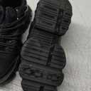 LIANGGO Steel Toe Shoes for Men Women Composite Toe Safety Work Non Slip Industrial Air Cushion Tennis Sneakers Black, 41