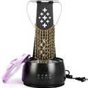 Bicycle Chain Wax Melting System (19oz), Includes Chain Cleaning Machine and Cooling Rack. Precise Temperature Control for Rapid Melting, Professional Cleaning and Waxing Tools