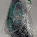 Snorkel Set Adults Snorkeling Gear Anti-Fog Panoramic View Swim Mask Dry Top Snorkel Kit with Carry Bag for Snorkeling Scuba Diving Swimming Travel (A-Green+Transparent)