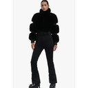 GSOU SNOW Women Ski Suit One Piece Snowsuit Snowboard Faux Fur Collar Slim Jumpsuit Jacket Insulated Windproof Outdoor Winter XL