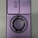 JAME for Samsung Galaxy S26 Ultra Case, Ring Holder Stand Kickstand, Slide Camera Cover with Screen Protector, Dual-Layer Shockproof Protective Magnetic Accessory Friendly S26 Ultra Phone Case, Purple