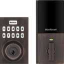 Kwikset HomeConnect 620 Z-Wave Long Range Enabled Keypad Smart Lock Convenient Keyless Entry, Customizable User Codes, Ring Alarm Compatible, Hub Required, Sold Separately Venetian Bronze Contemporary