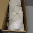 Zakkart SnugCloud Cat Window Perch with 4-Sided Bolster - Orthopedic Cat Hammock for Window Sill - Solid Hardwood & Metal Frame - Window Seat for Pets (Natural Color Wood w/White Bed, Medium) (Medium (22"x15"))