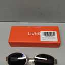 livho 2025 Trendy Oval Sunglasses - Stylish Polarized Shades for Everyday - Retro Metal Frames