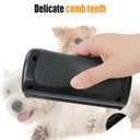 2 x Deshedding Brush - Dog Brush for Shedding & Pet Hair Removal Tool, Double Sided Grooming Brush - Dog & Cat Grooming Supplies for Long Short Hair
